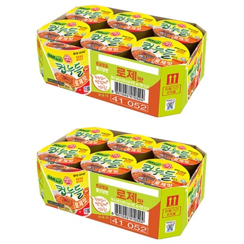 오뚜기 컵누들 로제맛 49.8g, 12개