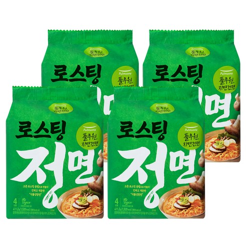 풀무원자연건면 정면 102.8g, 16개