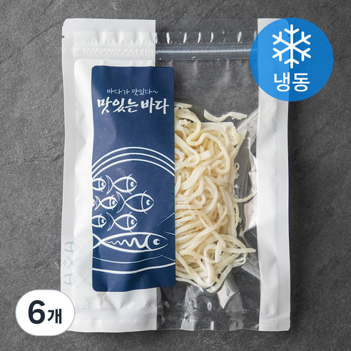 현복식품 백진미 오징어채 (냉동), 150g, 6개