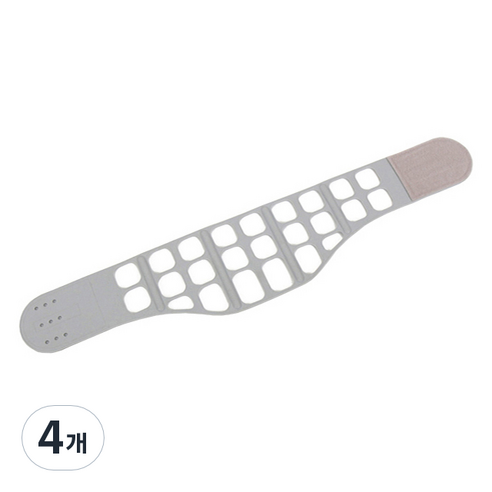 탑건강 실리콘벨트 그레이, 4개