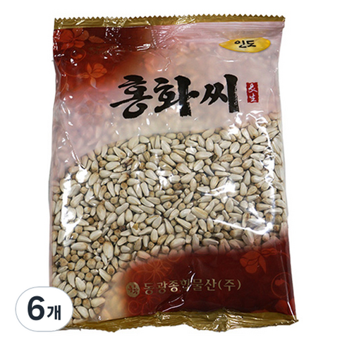 동광종합물산 홍화씨, 200g, 6개