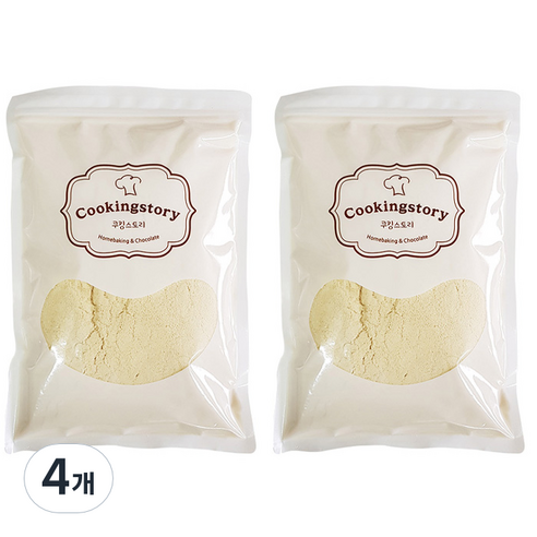 쿠킹스토리 아몬드분말, 500g, 4개