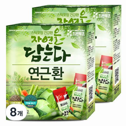 굿허브 조은약초 자연을 담는다 스틱형 연근환, 8개, 90g