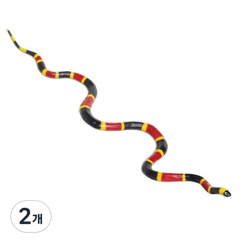 257429 산호뱀 Coral Snake, 11.3x60x1.5cm, 2개
