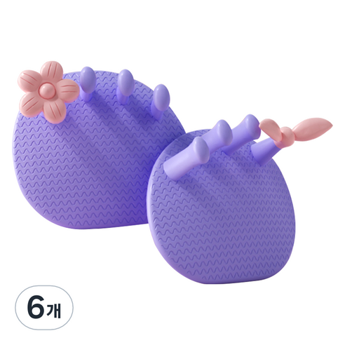 ACDI 하체 슬림 다이어트 까치발 훈련기, 퍼플, 6개