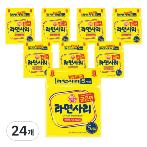 오뚜기 라면사리 굵은면 110g x 5p, 24개