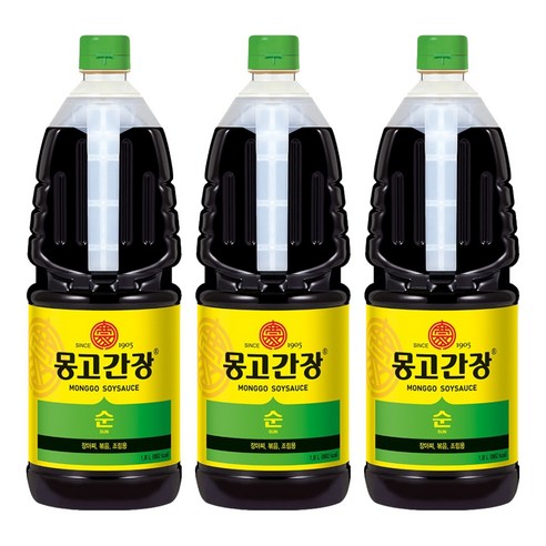 몽고간장 순간장, 1.8L, 3개