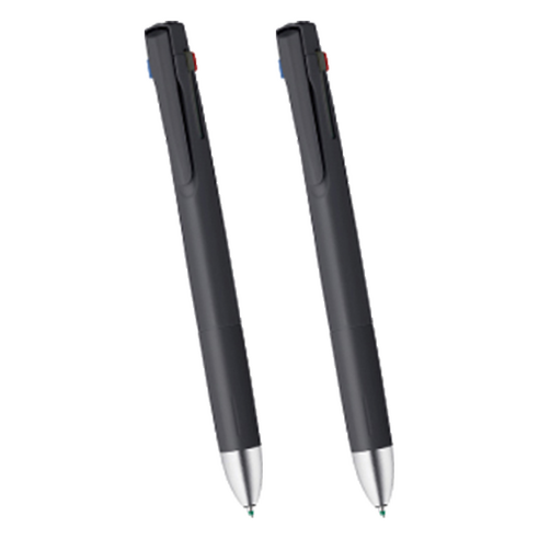 제브라 블렌 4 + S 펜 0.5mm, 블랙, 2개