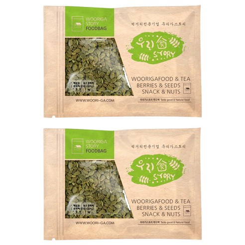 우리가스토리 볶은 호박씨, 1kg, 2개