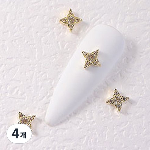 주앙오브제 비비아 네일파츠 03 G336, 4개, 혼합색상