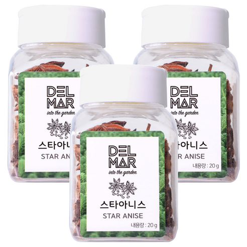 딜리셔스마켓 스타아니스홀 천연향신료, 20g, 3개
