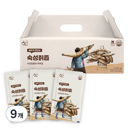 황금이네 국내산 숙성칡즙, 3L, 9개