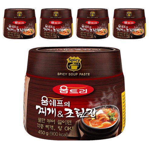 움트리 움쉐프의 찌개&조림장, 450g, 5개