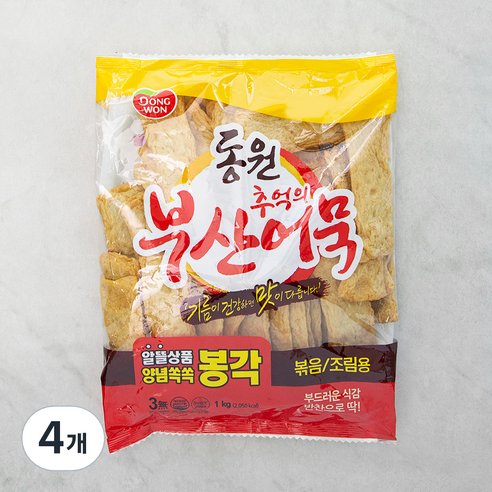 동원에프앤비 추억의 부산어묵 봉각, 1kg, 4개