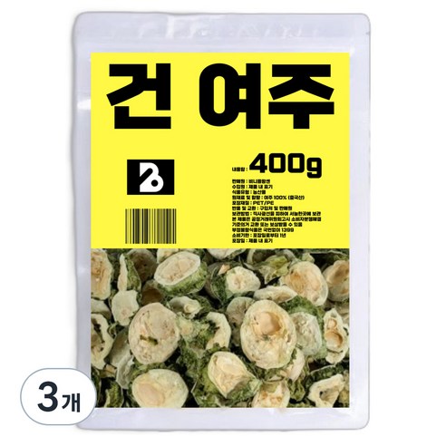 비니플랑센 건강한 건여주, 400g, 3개
