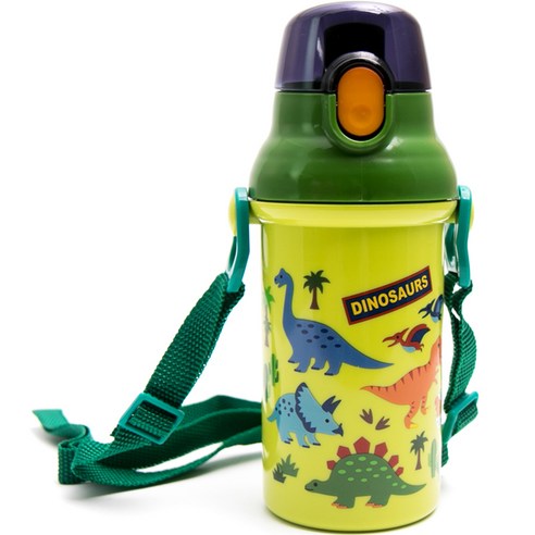 스케이터 원터치 물통, 다이노사우루스, 400ml, 1개