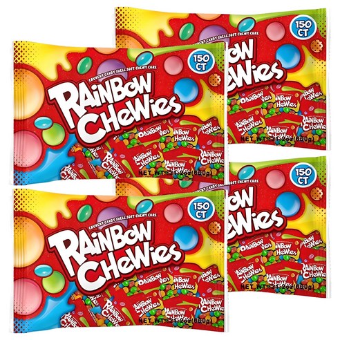 레인보우 츄스 츄이캔디, 600g, 4개