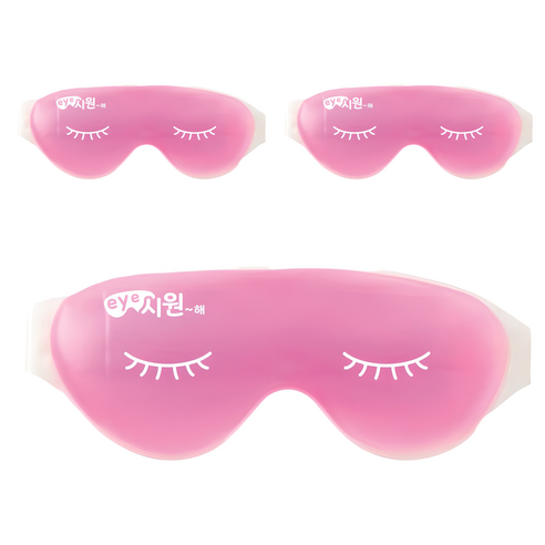 DH메디케어 아이시원해 아이마스크 핑크, 1개입, 3개