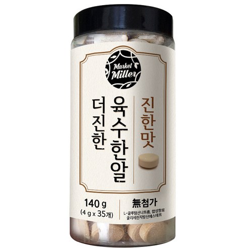 마켓밀러 더 진한 육수한알 진한맛 35p, 1개, 140g
