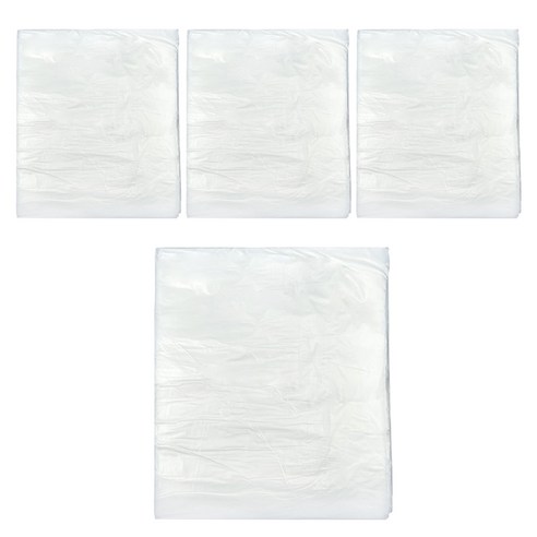 월드크린 분리수거 배접 비닐봉투 백색, 60L, 200개