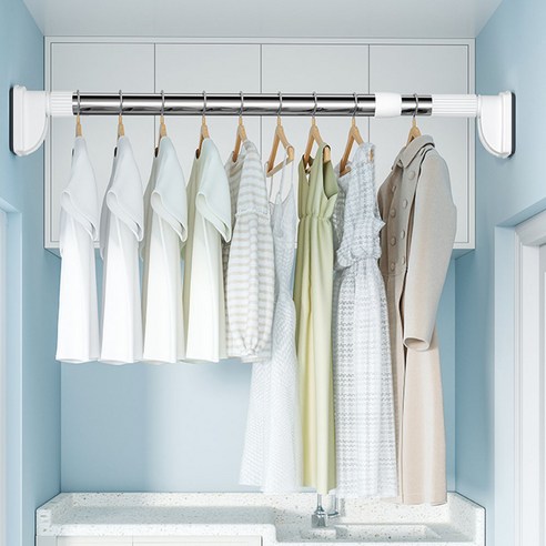 못없이 든든한 커튼 연출, 하이어데코 25mm 압축봉 커튼봉