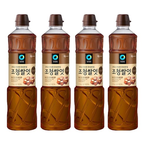 청정원 조청쌀엿, 1.2kg, 4개