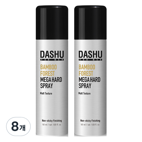 다슈 포 맨 밤부 포레스트 메가 하드 스프레이, 50ml, 8개