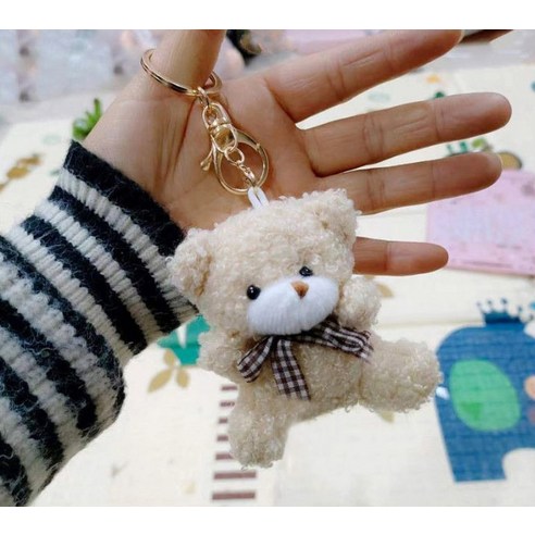 사랑스러움을 더하는 마법, 버블리데이 뽀글이 곰인형 키링