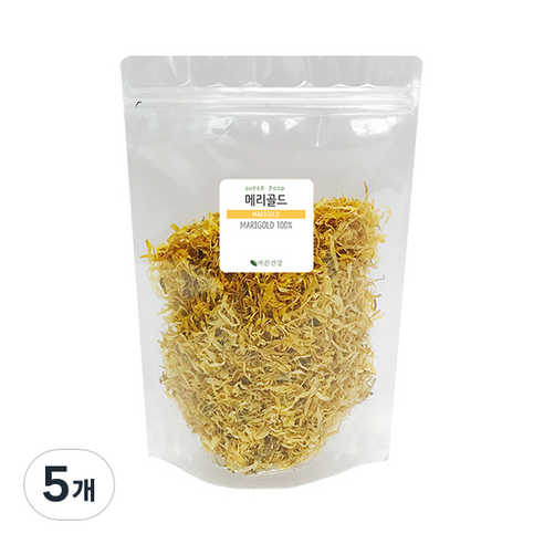 바른건강 메리골드 꽃잎차, 80g, 1개입, 5개
