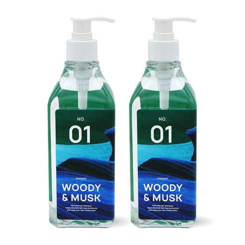 줄라이미 퍼퓸 헤어 샴푸 우디앤머스크, 500ml, 2개