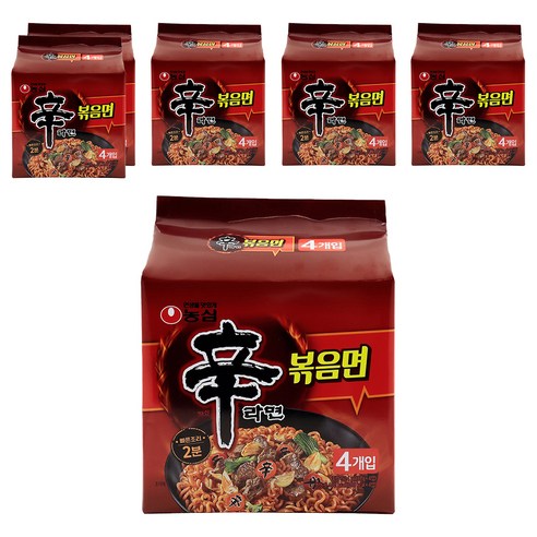 신라면 볶음면, 24개