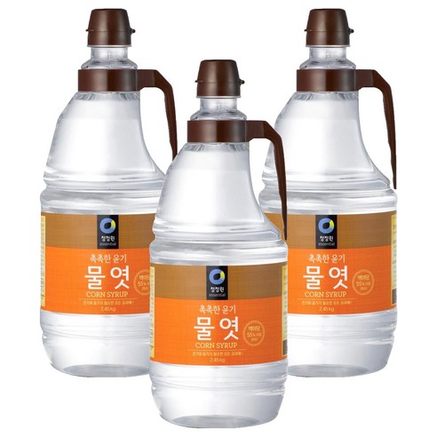청정원 물엿, 2.45kg, 3개