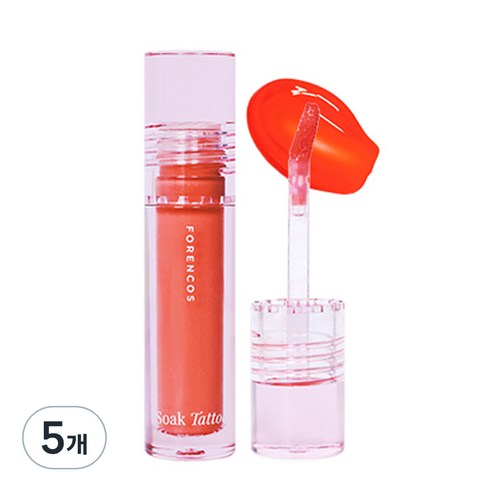 포렌코즈 속타투 립틴트, 11 스위티, 3.1ml, 5개