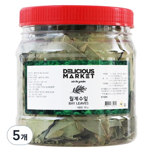 딜리셔스마켓 월계수잎, 90g, 5개