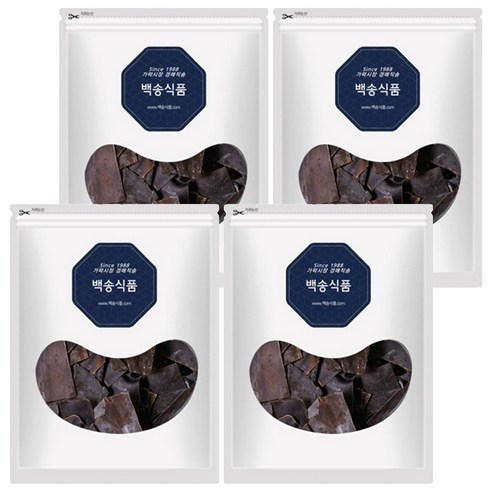 백송식품 완도산 자른 사각 다시마, 500g, 4개
