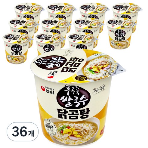 후루룩 쌀국수 닭곰탕, 73g, 36개