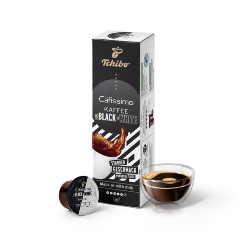 치보 카피시모 캡슐커피 블랙 앤 화이트, 7.5g, 10개, 10개