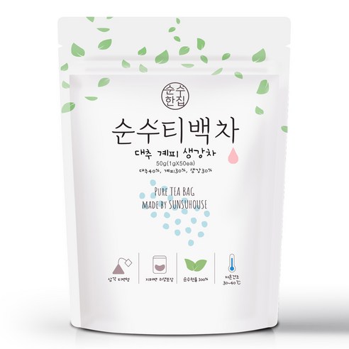 순수한집 대추 계피 생강차, 1g, 50개입, 1개, 1g