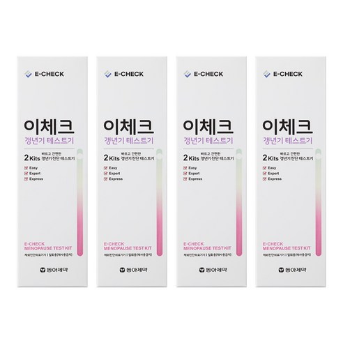 동아제약 이체크 갱년기 테스트기, 2개입, 4개
