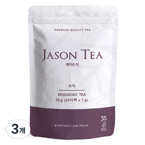 제이슨티 쑥차 35피라밋티백 파우치, 105개, 1g, 3개, 35개입