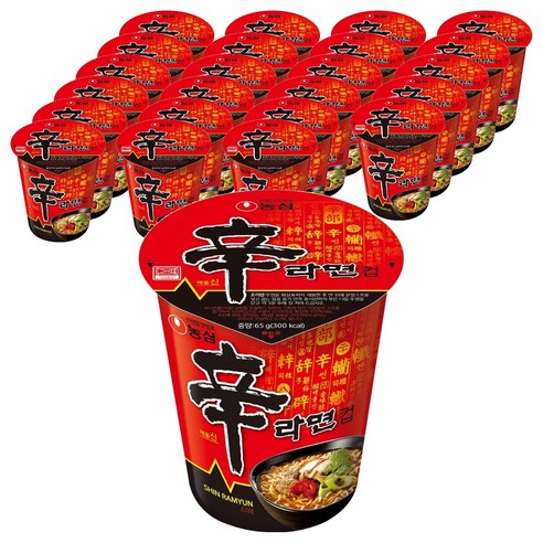 농심 신라면 컵 65g, 24개