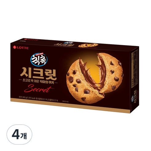 칙촉 시크릿, 240g, 4개