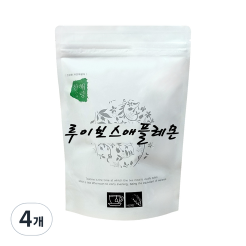 산해랑 믹싱티 블렌딩 루이보스 애플레몬, 100g, 1개입, 4개