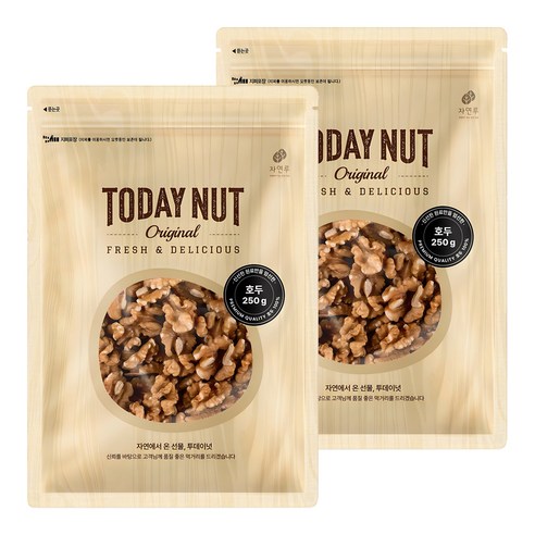 투데이넛 호두, 250g, 2개