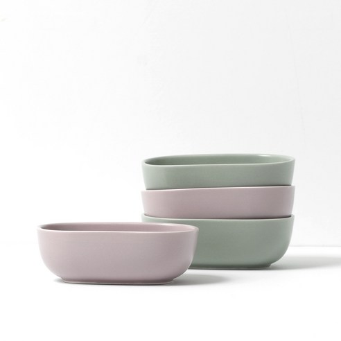 보울보울 국산 레트로라인 오발미니볼, 라벤더바이올렛+카라멜베이지, 1개