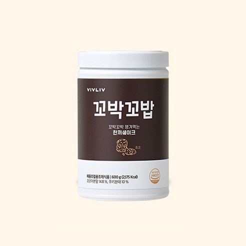 비브리브 꼬밥꼬밥 초코 다이어트쉐이크, 600g, 1개