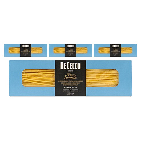데체코 피오르디세몰라 스파게티, 4개, 500g