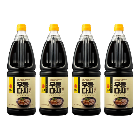 몽고간장 우동다시 골드, 1.8L, 4개