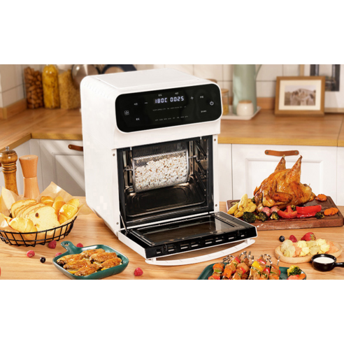 압도적인 성능과 간편함으로 요리의 즐거움을 더하는 롯데알미늄 디지털 에어프라이어 오븐 15L