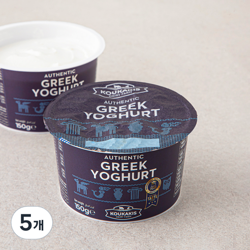 코우카키스 그릭 요거트 10%, 150g, 5개